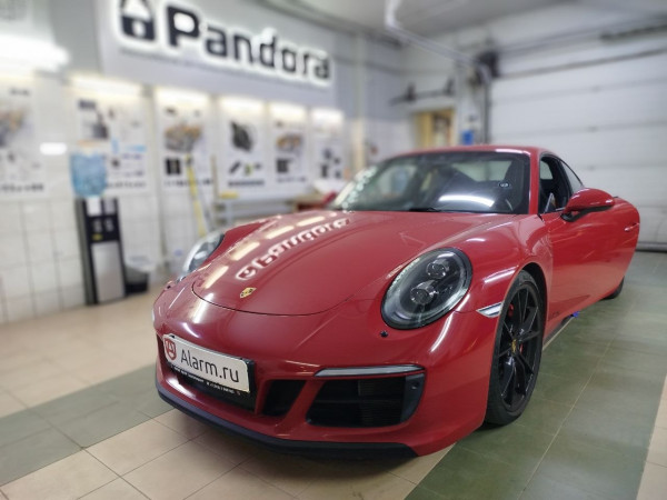 Porsche Carrera 911 установка Pandora VX 4G GPS v3