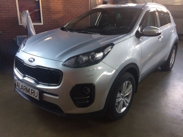 Kia Sportage установка Pandora DXL 3945 Pro и GPS-модуля